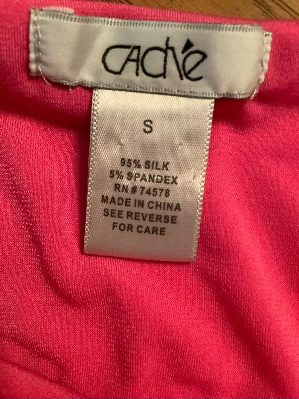 Cache Floral Halter Camisole in Pink, Blue, Teal. Size S - Picture 6 of 7